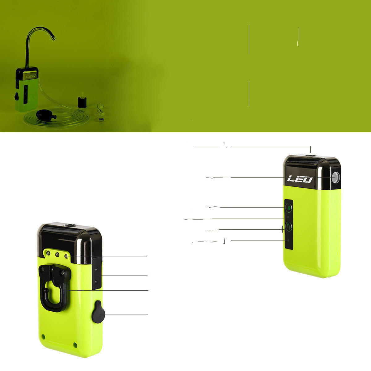 Aerator Fishing Hand Washing Water Fishing Gear