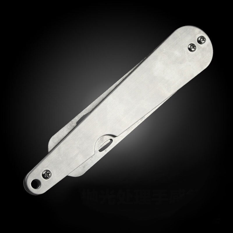 Foldable stainless steel line cutter