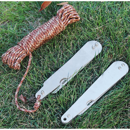 Foldable stainless steel line cutter