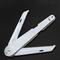 Foldable stainless steel line cutter